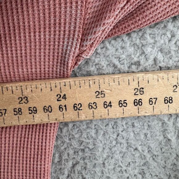 Z Supply Val Thermal Long Sleeve Knit Top Size Small Relaxed Fit Slouchy Dolman - Picture 4 of 8